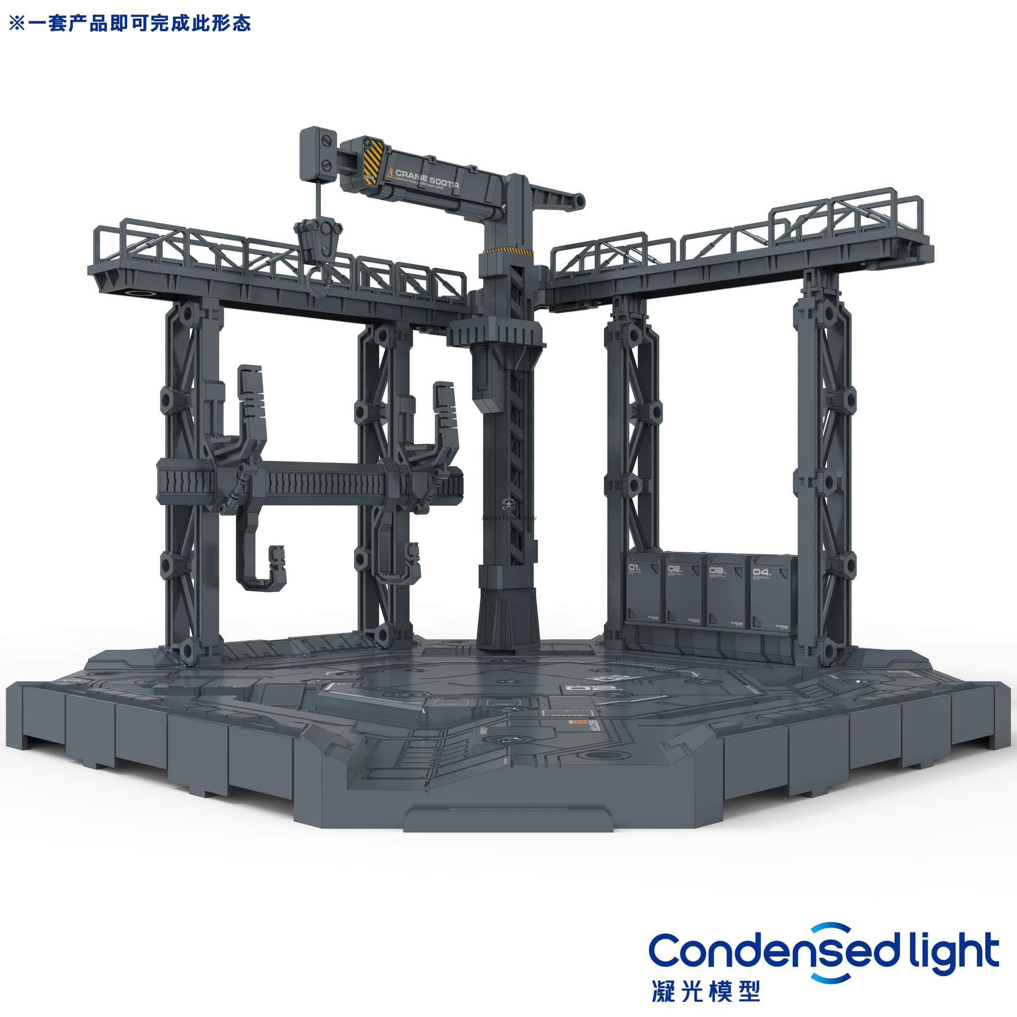 Gundam Model Stand and Maintenance Bay Diorama Set for 1/100 and 1/144 Scale Models Gundam Model Stand and Maintenance Bay Diorama Set for 1/100 and 1/144 Scale Models