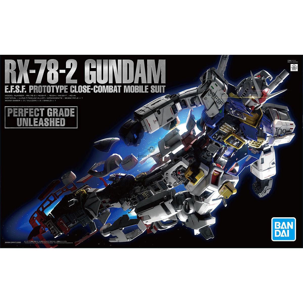 PG Unleashed RX-78-2 Gundam 2.0 1/60 Scale Model Kit PG Unleashed RX-78-2 Gundam 2.0 1/60 Scale Model Kit