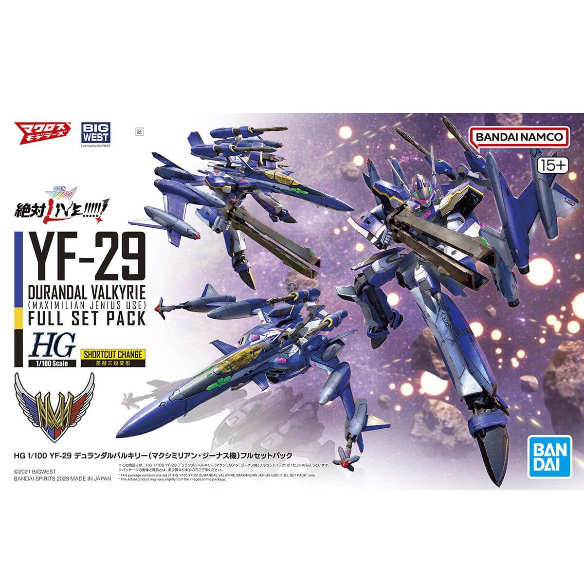 Macross Delta HG 1/100 YF-29 Durandal Valkyrie Maximilian Jenius