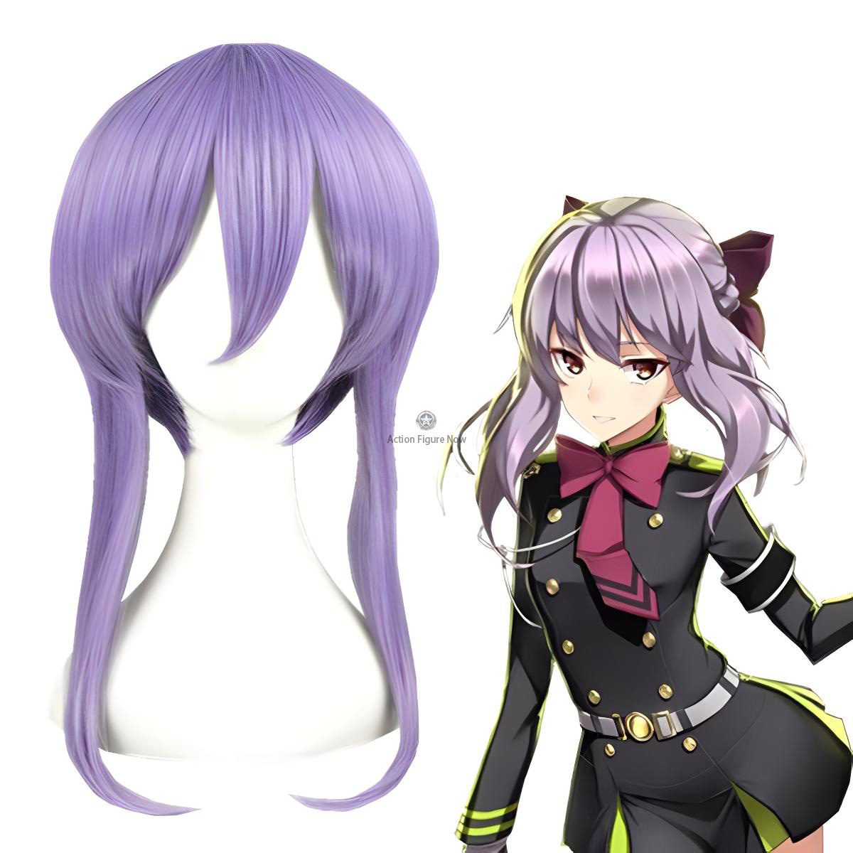 Seraph of the End Hiiragi Shinoa Halloween Anime Cosplay Wig