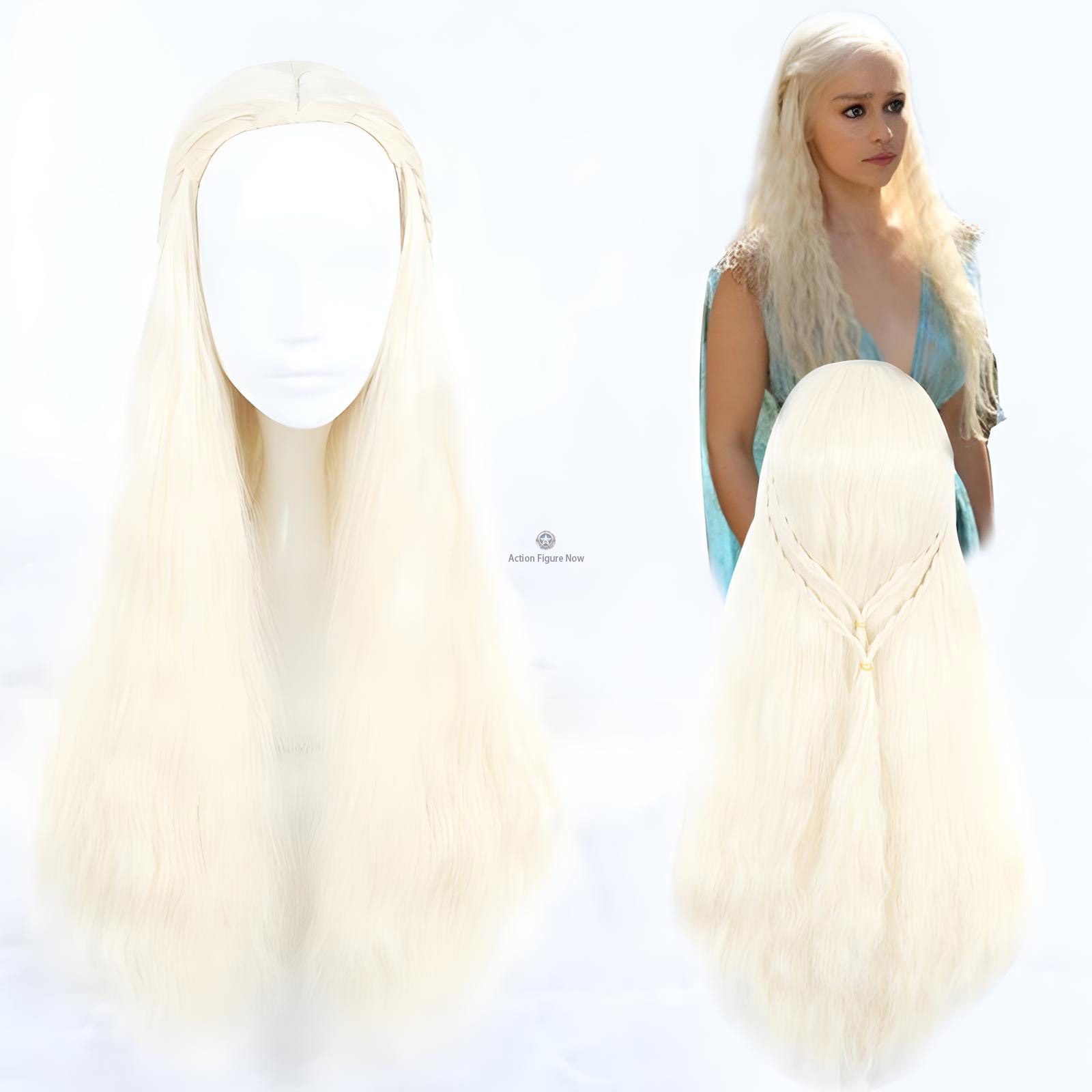 Blonde Silver Game of Thrones Daenerys Targaryen Cosplay Wig