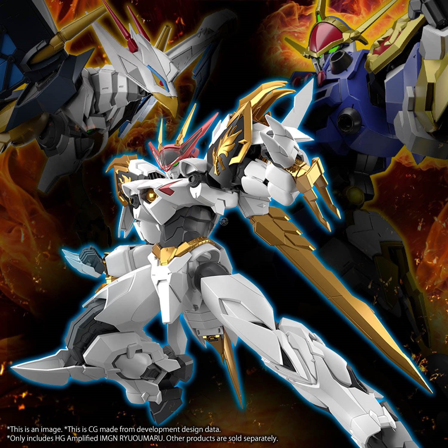 Mashin Hero Wataru HG Amplified IMGN Ryuomaru 1/144 Scale Action Figure Model Kit Mashin Hero Wataru HG Amplified IMGN Ryuomaru 1/144 Scale Action Figure Model Kit