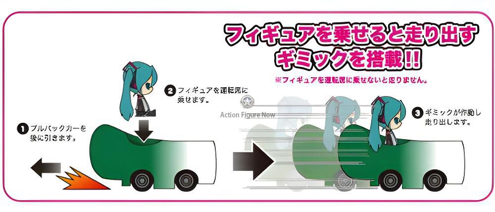 Hatsune Miku Pull-Back Car - Nendoroid Plus Vocaloid