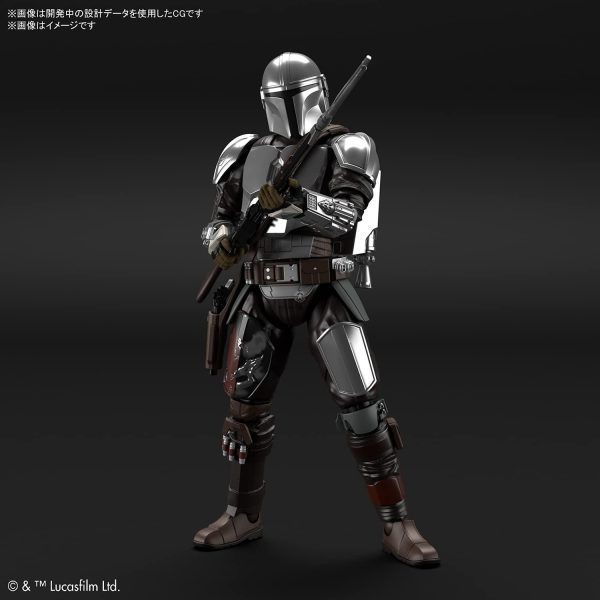 Star Wars 1/12 The Mandalorian: The Beskar Armor (Silver Coated Version)
