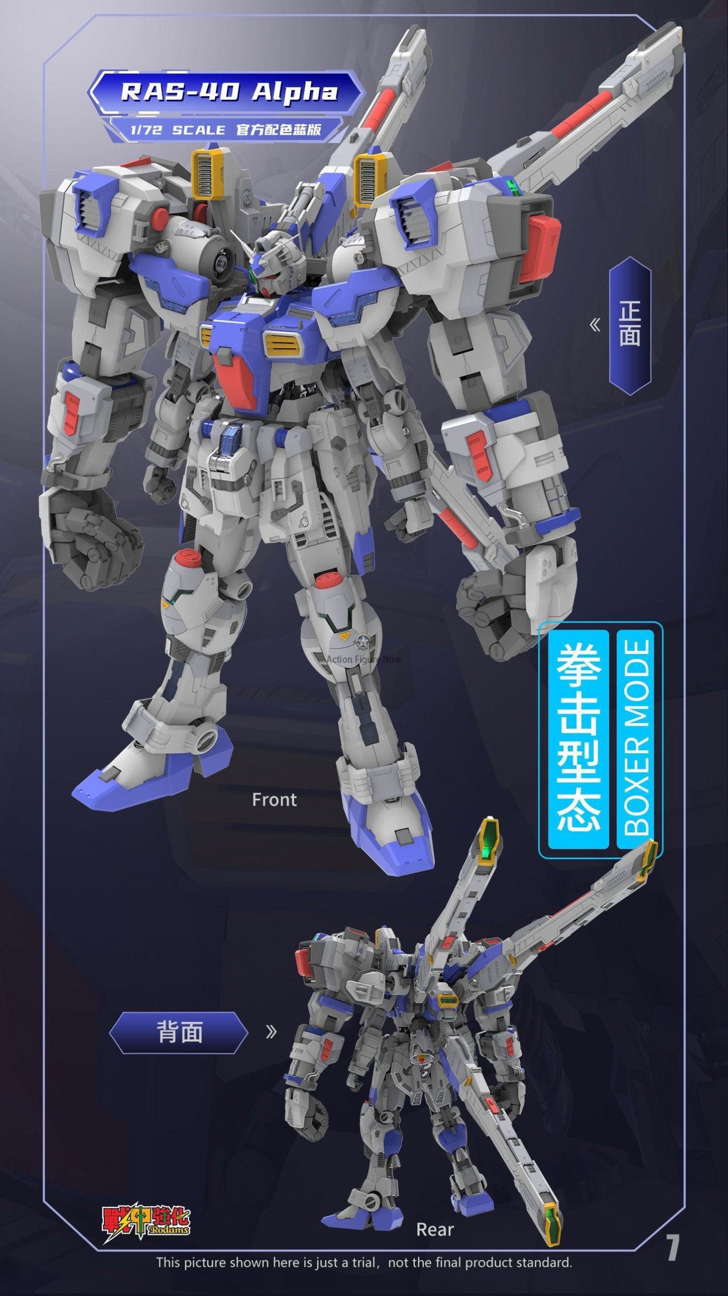 1/72 RAS-40 Alpha Boxer Mechanicore Gundam GP04