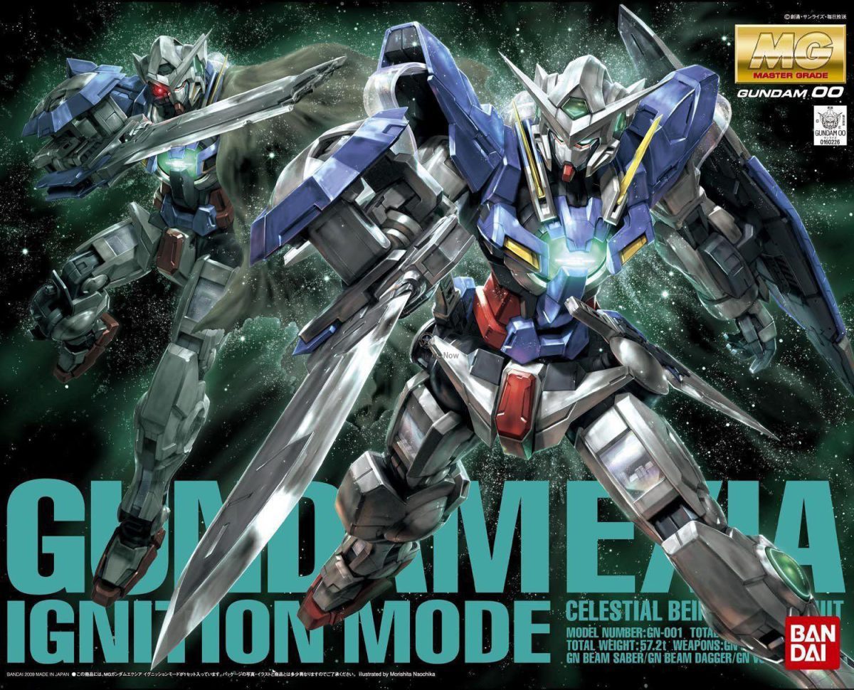 MG 1/100 Gundam Exia Ignition Mode Gunpla Model Kit from Mobile Suit Gundam 00