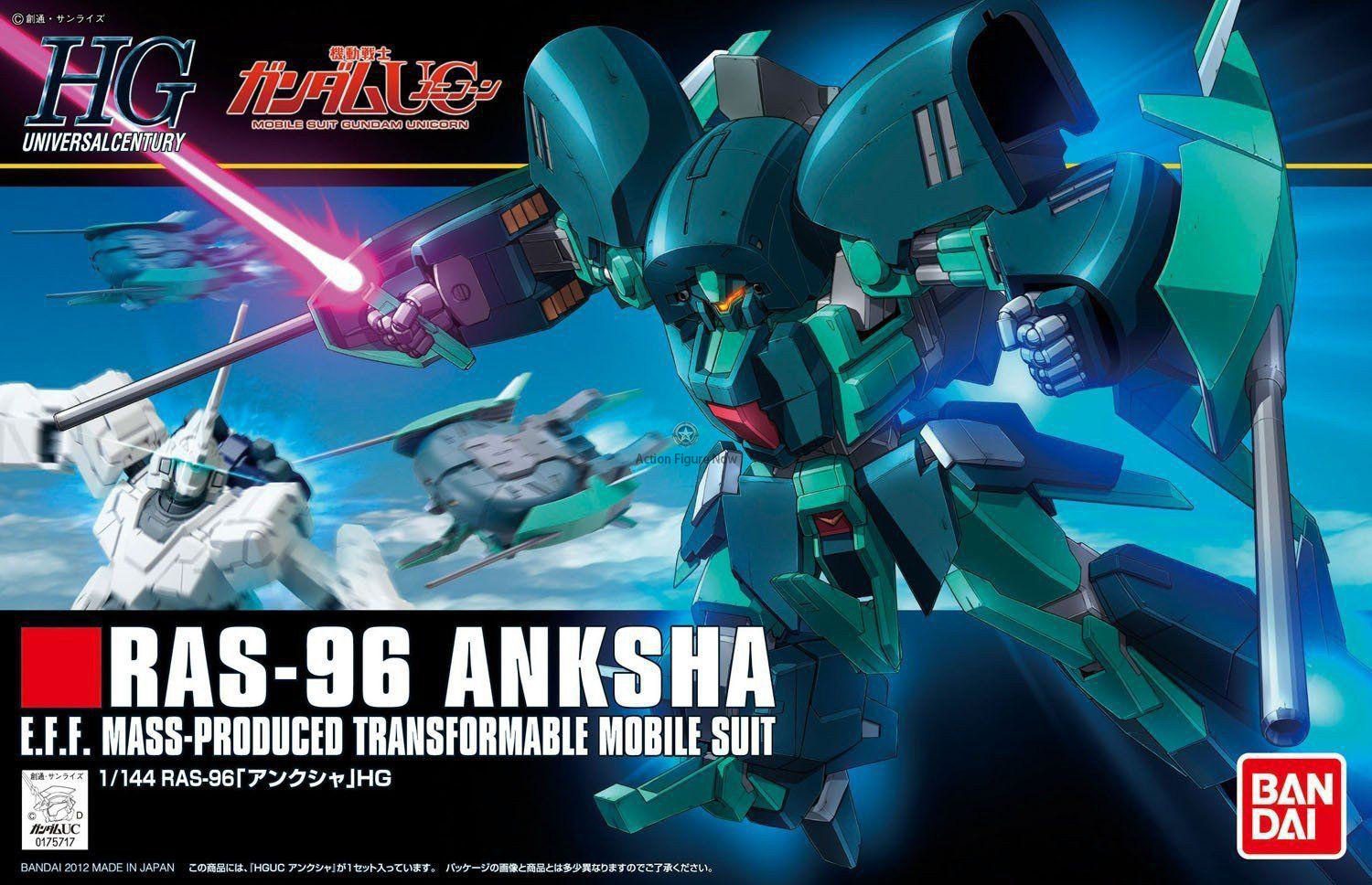 HGUC 1/144 Anksha (RAS-96) High Grade Universal Century Model Kit HGUC 1/144 Anksha (RAS-96) High Grade Universal Century Model Kit