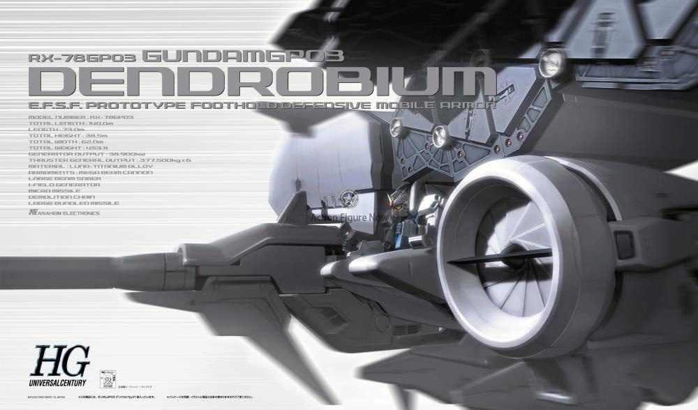 HGBD 1/144 Gundam GP03 Dendrobium Orchis Model Kit HGBD 1/144 Gundam GP03 Dendrobium Orchis Model Kit