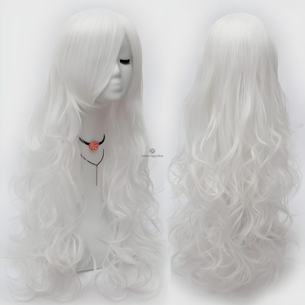 Curly Cosplay Wig - Anime Character Costume Long Brown Wig