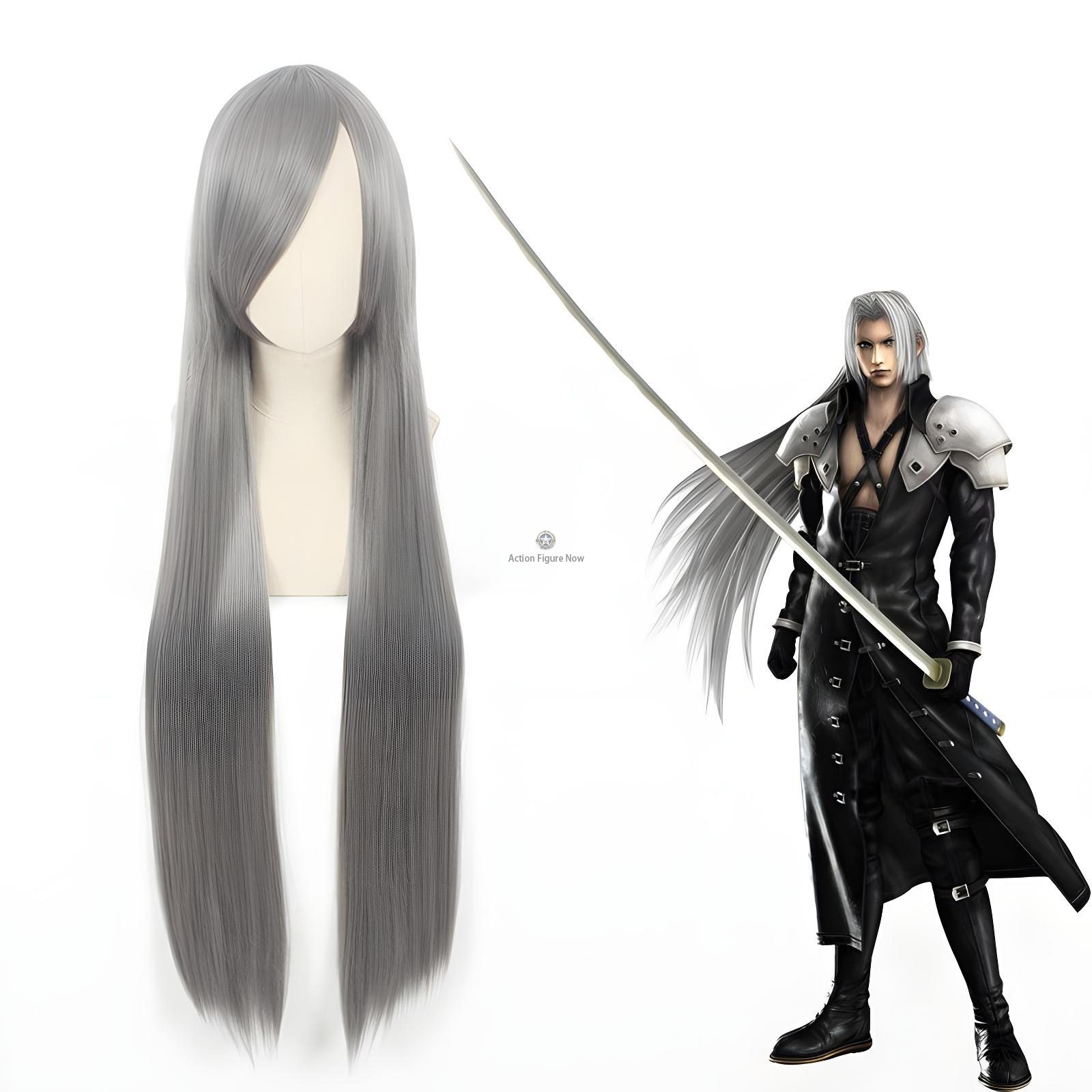 Sephiroth Cosplay Wig from Final Fantasy VII - Layered Anime Costume Silver Hair - CS-035A Sephiroth Cosplay Wig from Final Fantasy VII - Layered Anime Costume Silver Hair - CS-035A