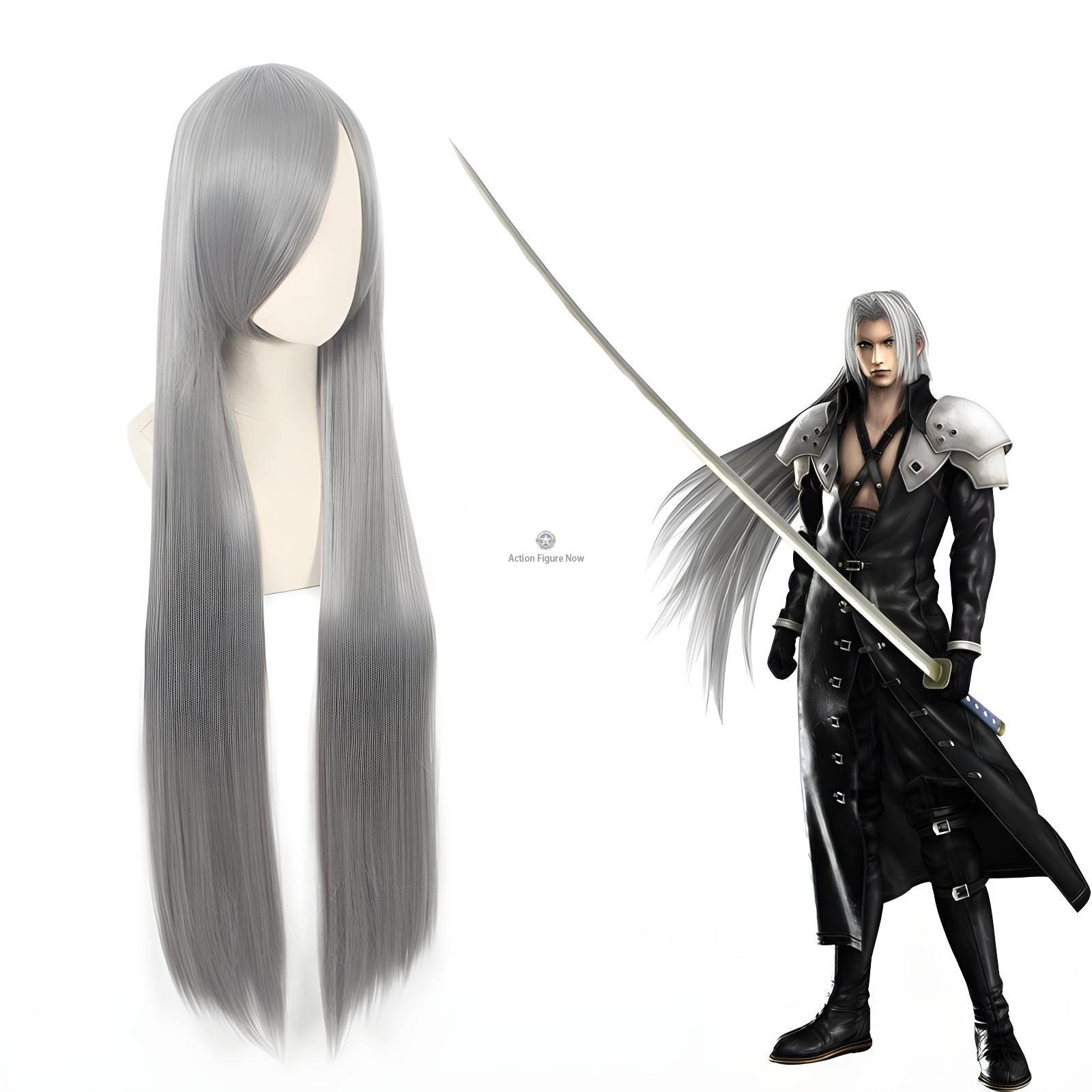 Sephiroth Cosplay Wig from Final Fantasy VII - Layered Anime Costume Silver Hair - CS-035A Sephiroth Cosplay Wig from Final Fantasy VII - Layered Anime Costume Silver Hair - CS-035A