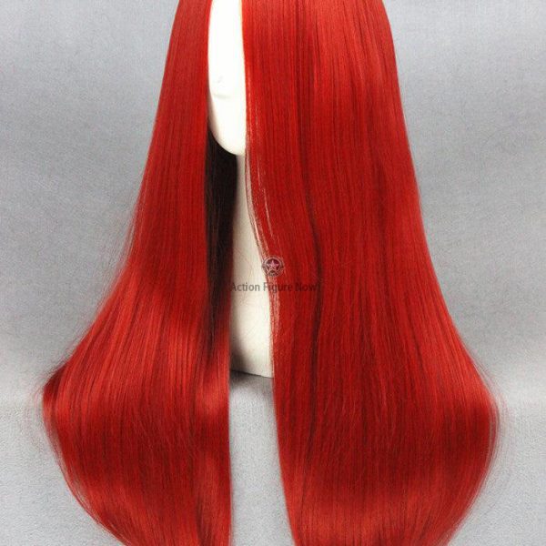 Fiery Anime Wig - Medium Length Red Cosplay