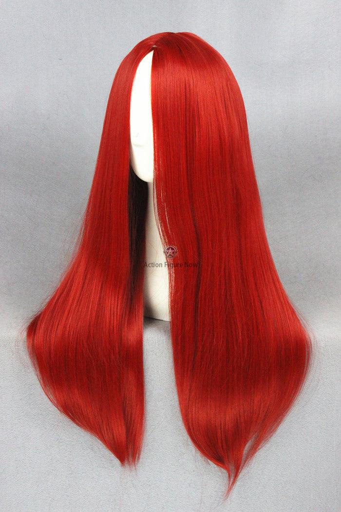 Fiery Anime Wig - Medium Length Red Cosplay