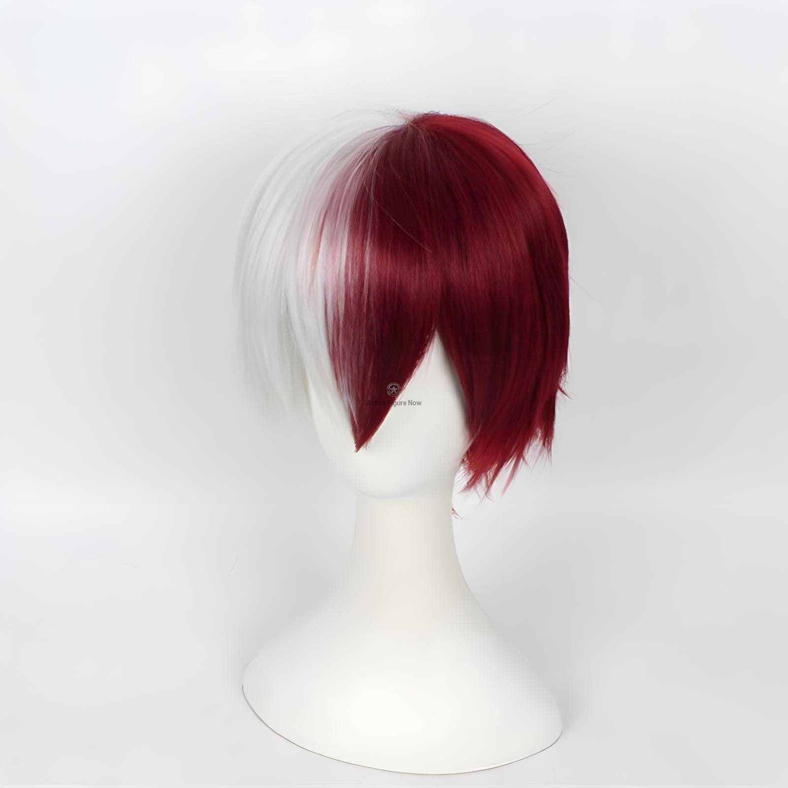 My Hero Academia Todoroki Shoto Short Red and White Cosplay Wig My Hero Academia Todoroki Shoto Short Red and White Cosplay Wig