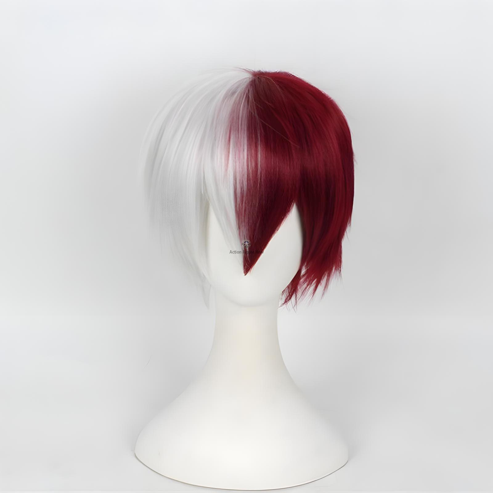 My Hero Academia Todoroki Shoto Short Red and White Cosplay Wig