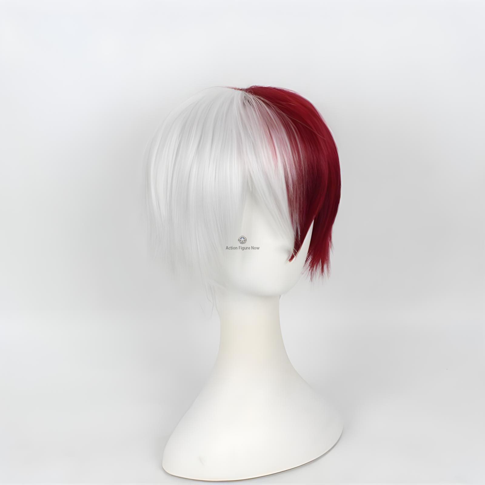 My Hero Academia Todoroki Shoto Short Red and White Cosplay Wig My Hero Academia Todoroki Shoto Short Red and White Cosplay Wig