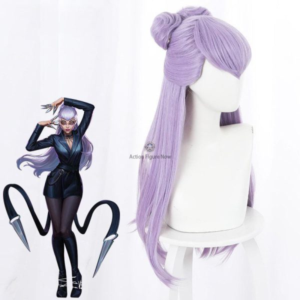 K/DA Evelynn Cosplay Wig - Light Purple