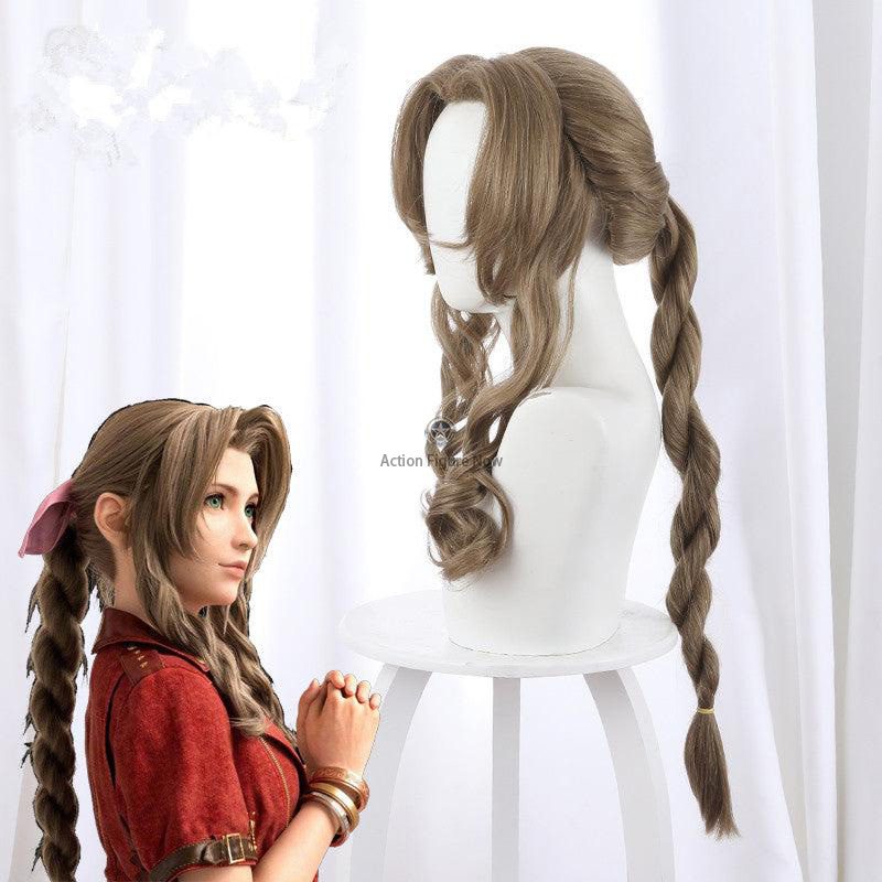 Aerith Gainsborough Cosplay Wig - Final Fantasy VII Remake Aerith Gainsborough Cosplay Wig - Final Fantasy VII Remake