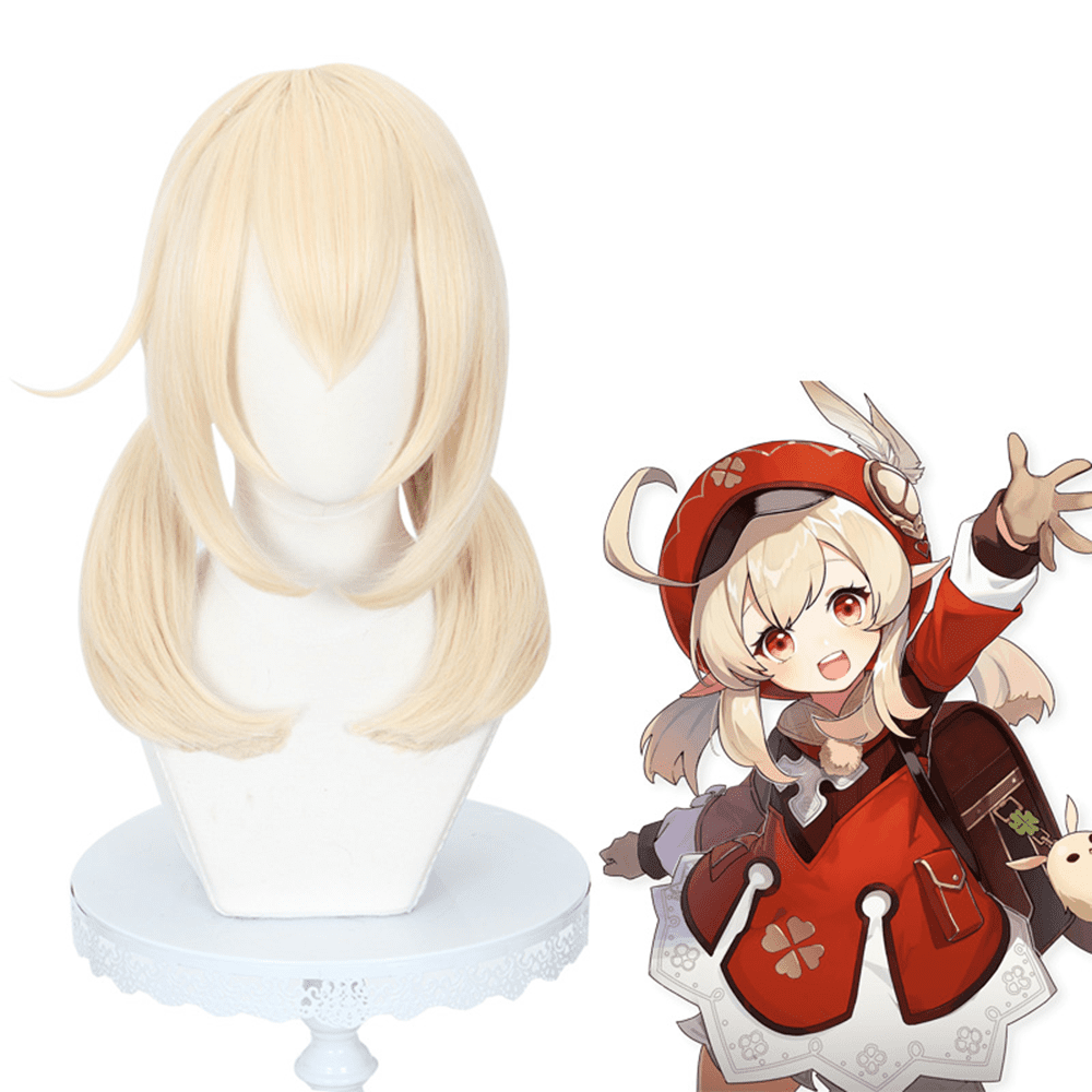 Anime Cosplay Wig Klee Blonde Heat Resistant for Halloween Carnival Anime Cosplay Wig Klee Blonde Heat Resistant for Halloween Carnival