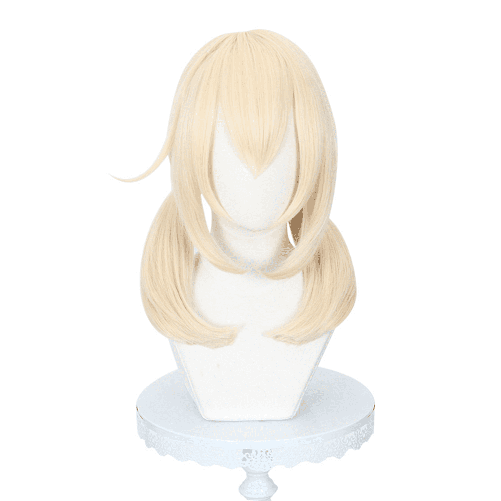 Anime Cosplay Wig Klee Blonde Heat Resistant for Halloween Carnival