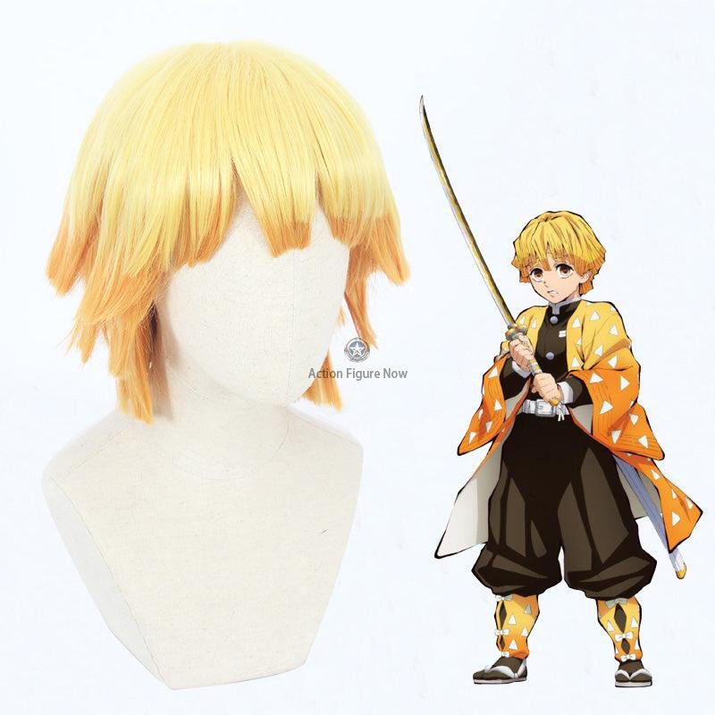Demon Slayer Kimetsu No Yaiba Agatsuma Zenitsu Cosplay Wig Demon Slayer Kimetsu No Yaiba Agatsuma Zenitsu Cosplay Wig