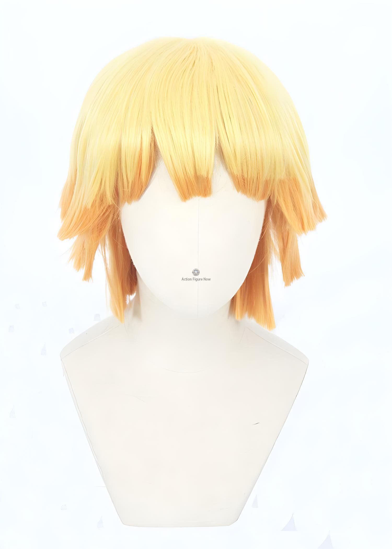 Demon Slayer Kimetsu No Yaiba Agatsuma Zenitsu Cosplay Wig Demon Slayer Kimetsu No Yaiba Agatsuma Zenitsu Cosplay Wig