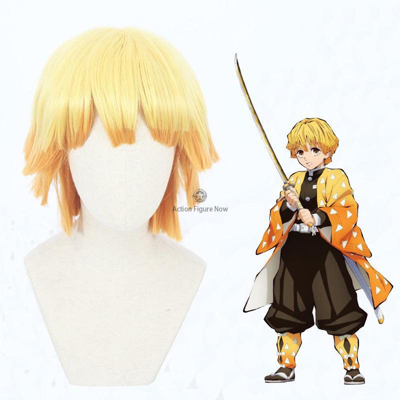 Demon Slayer Kimetsu No Yaiba Agatsuma Zenitsu Cosplay Wig Demon Slayer Kimetsu No Yaiba Agatsuma Zenitsu Cosplay Wig