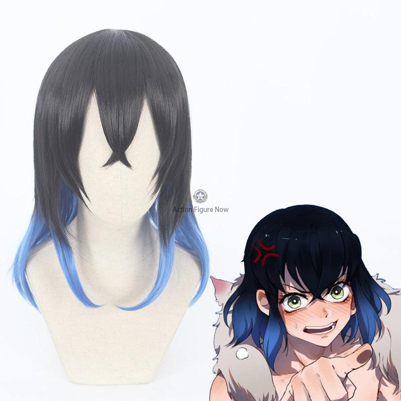 Demon Slayer Hashibira Inosuke Anime Inspired Cosplay Wig