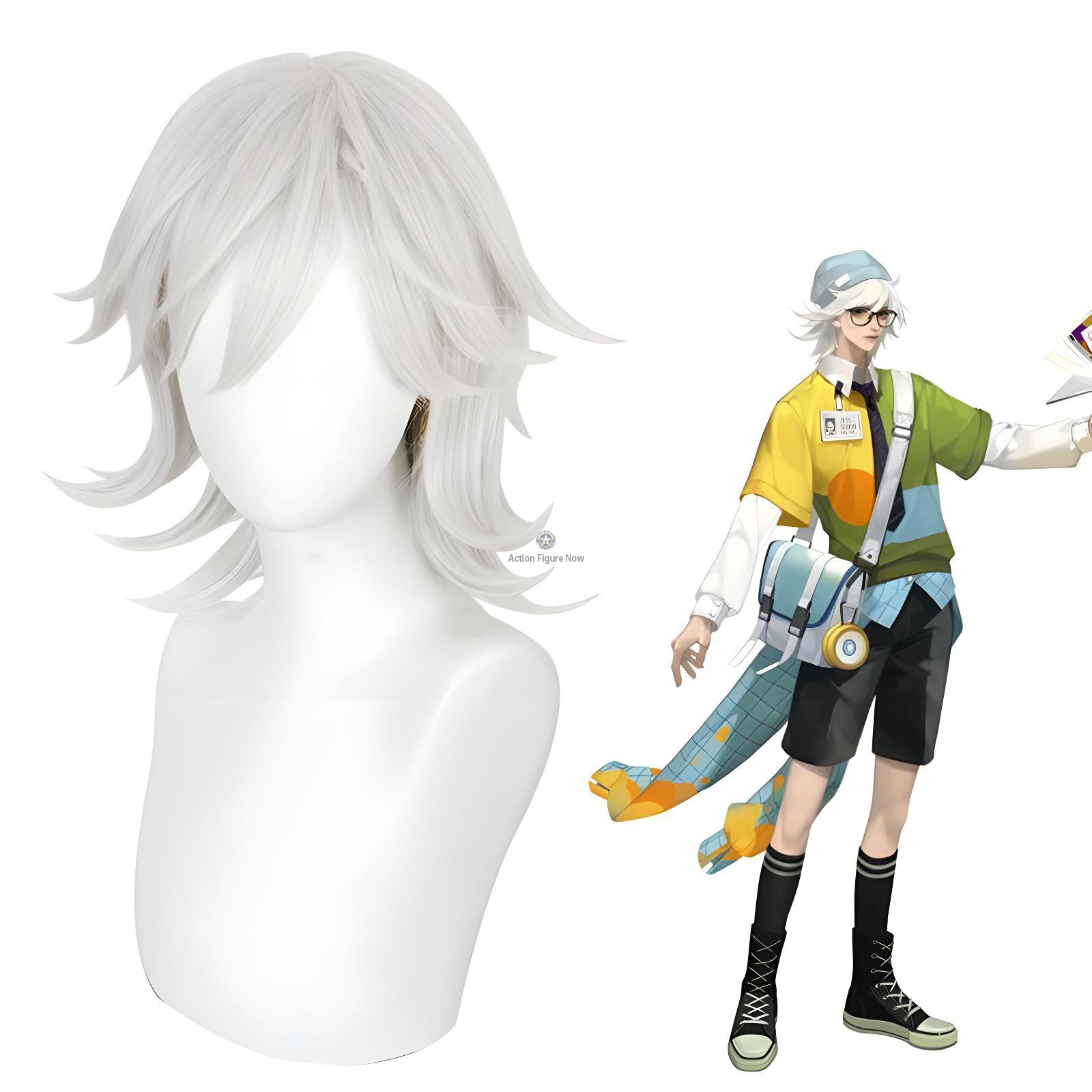 Cosplay Wig: Honor of Kings - Zhang Liang Cosplay Wig: Honor of Kings - Zhang Liang