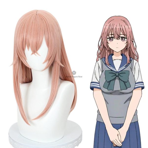 Bunny Girl Senpai Sakurajima Mai Cosplay Wig Long Pink Hair