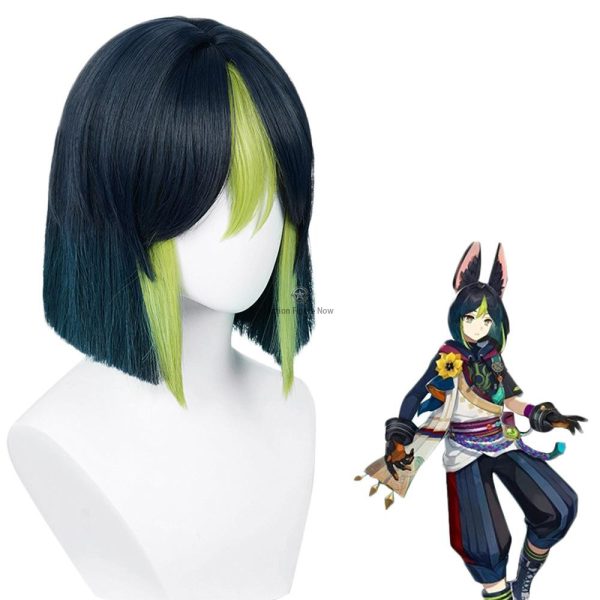 Anime Cosplay Wig - Genshin Impact Tighnari Wig