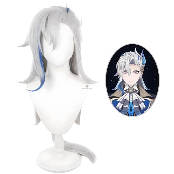 Cosplay Wig for Genshin Impact Character - Neuvillette