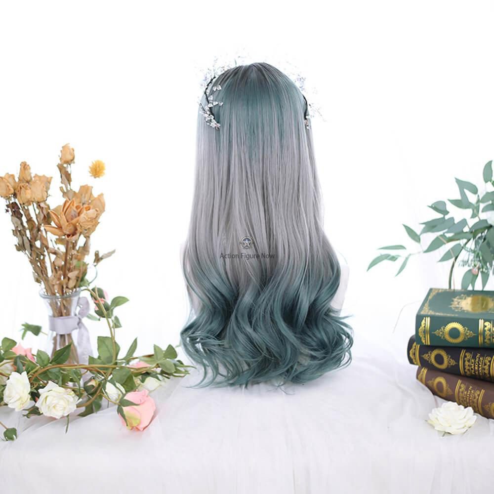 Lilac Green Lolita Wig with Twintails Pigtails Lilac Green Lolita Wig with Twintails Pigtails