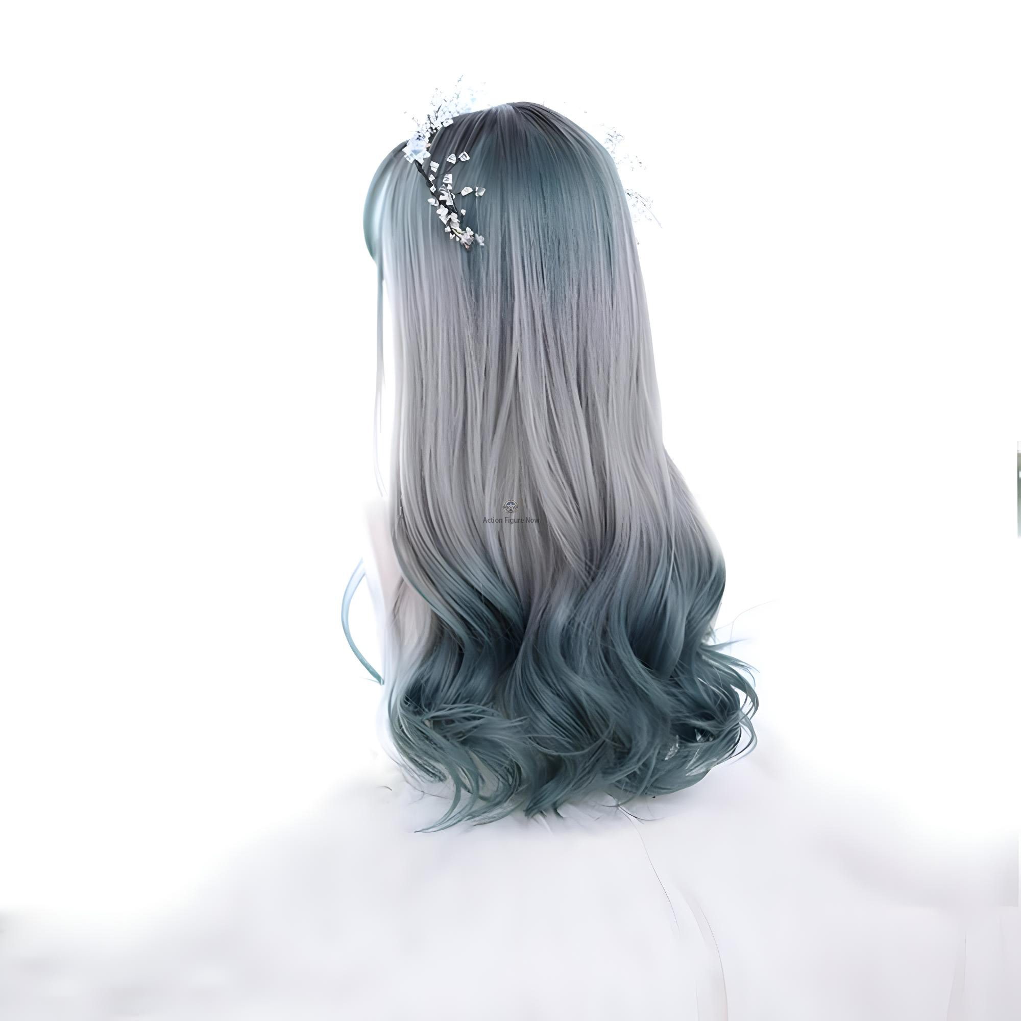 Lilac Green Lolita Wig with Twintails Pigtails Lilac Green Lolita Wig with Twintails Pigtails