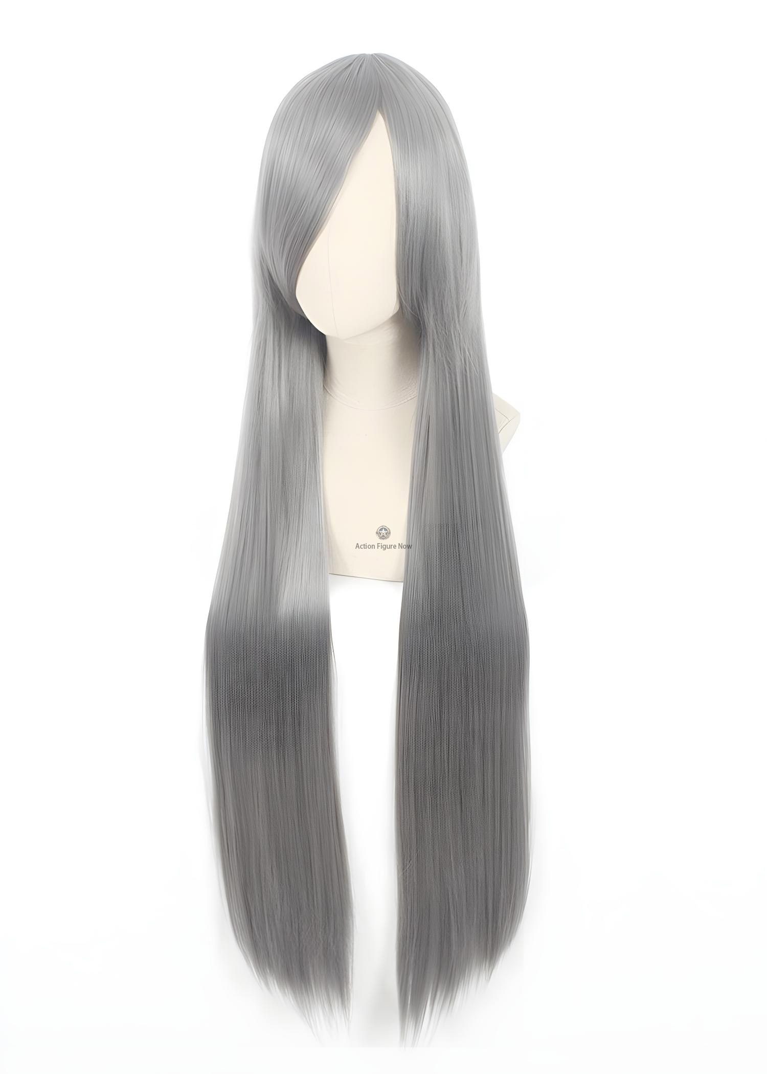 Sephiroth Cosplay Wig from Final Fantasy VII - Layered Anime Costume Silver Hair - CS-035A