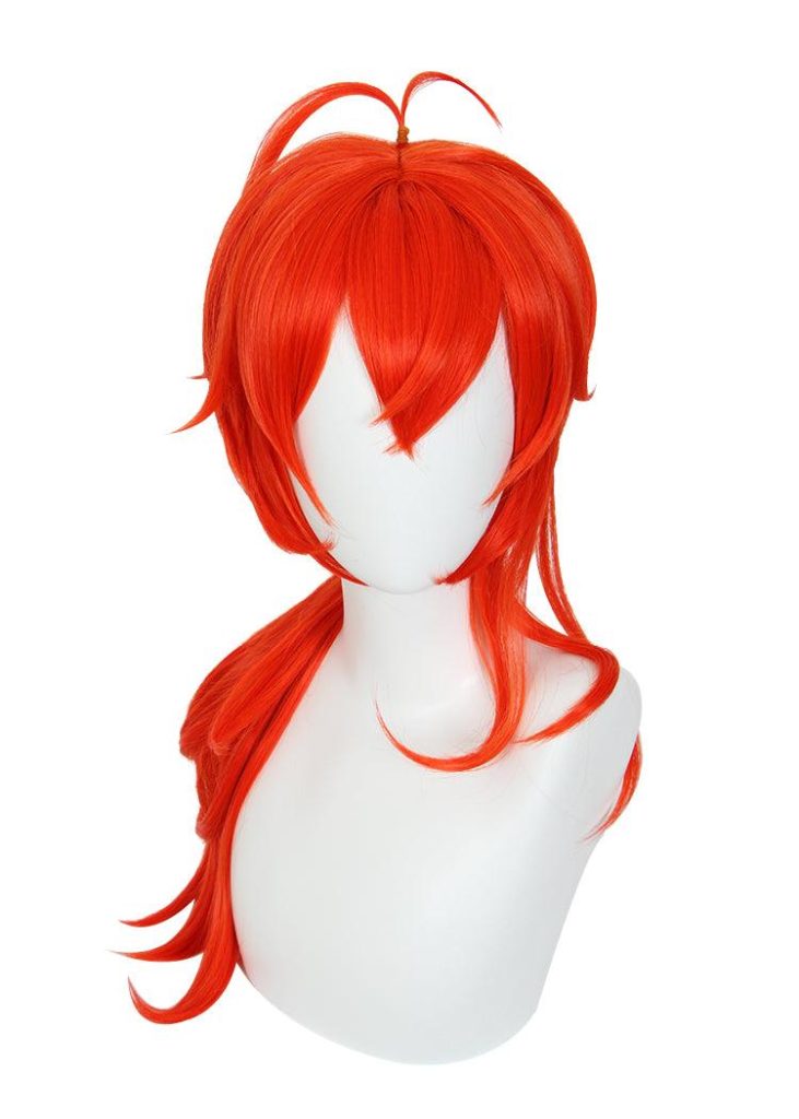 Anime Cosplay Wig | Genshin Impact Diluc