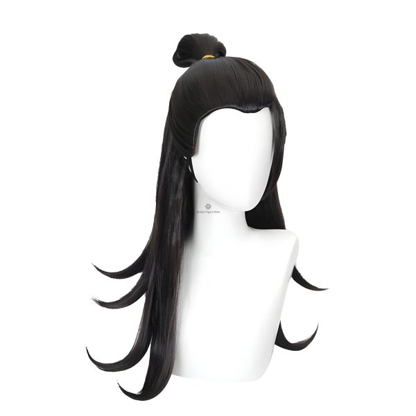 Anime Black Wig for Cosplay CS458K