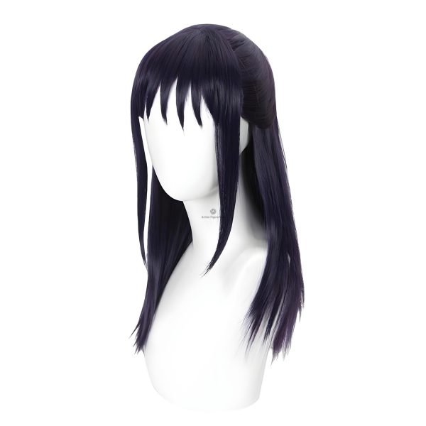 Purple Long Curly Anime Cosplay Wig CS458M