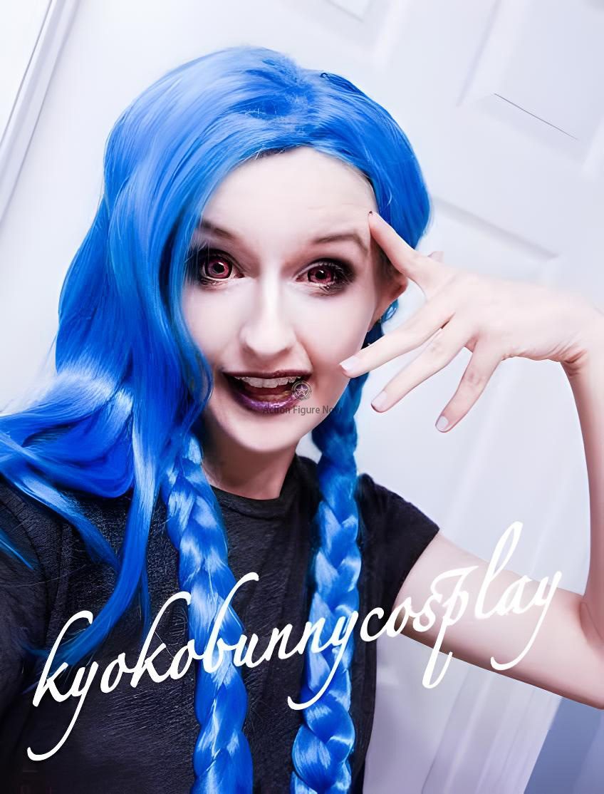 Cosplay Wig - Jinx from League of Legends