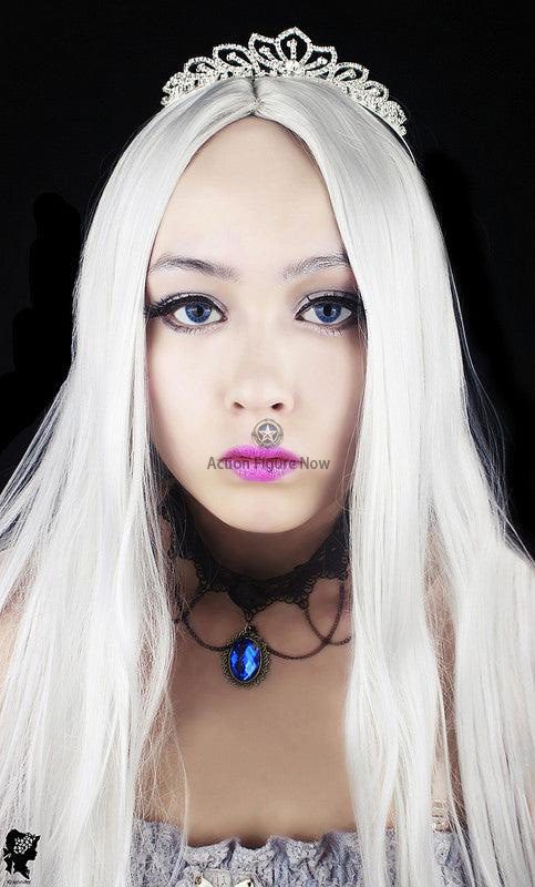 Princess Silver Long Wavy Cosplay Wig Princess Silver Long Wavy Cosplay Wig