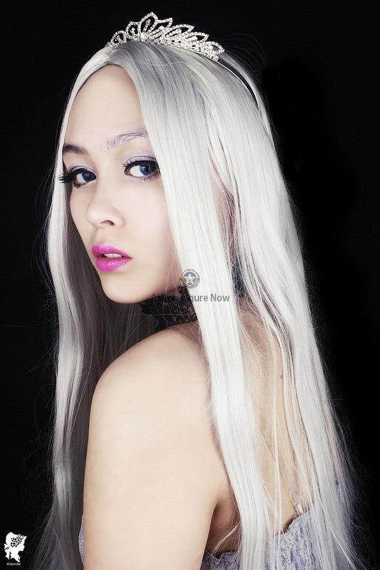 Princess Silver Long Wavy Cosplay Wig