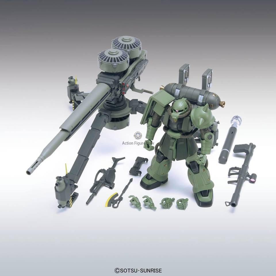 HGTB 1/144 Zaku II Mass Production Type - Big Gun Custom