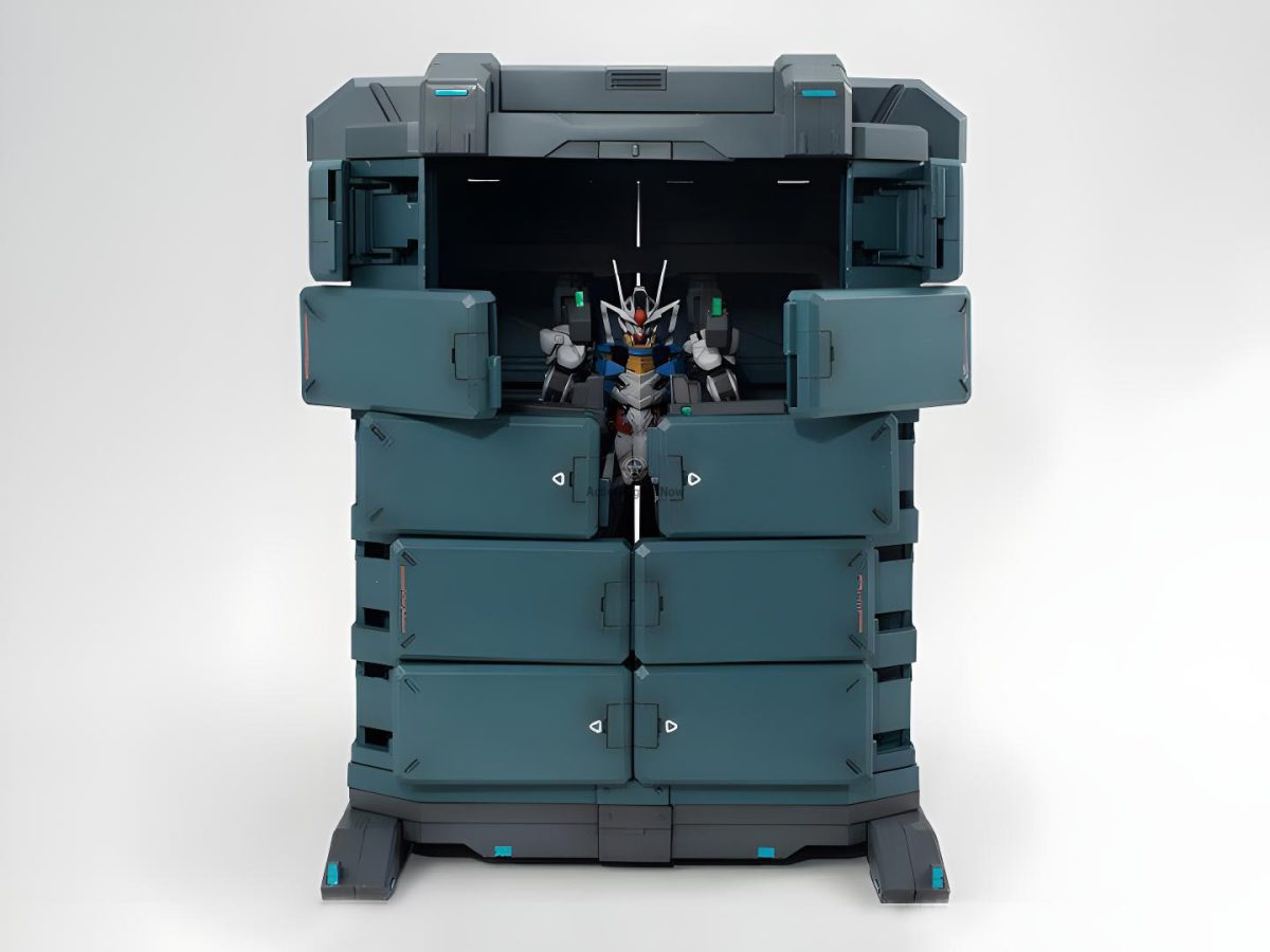 Mobile Suit Gundam: The Witch from Mercury G-Structure (GS07-A) Realistic Model Series MS Container (Weathering Color Edition)