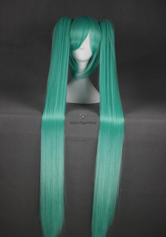 100% Cosplay Heat Resistant Fiber Vocaloid Hatsune Miku Wig for Role Play 100% Cosplay Heat Resistant Fiber Vocaloid Hatsune Miku Wig for Role Play
