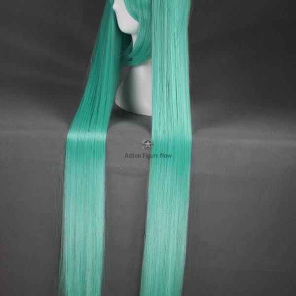 100% Cosplay Heat Resistant Fiber Vocaloid Hatsune Miku Wig for Role Play