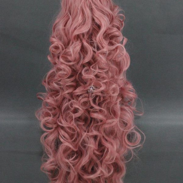 Luka Vocaloid Purple Long Curly Cosplay Wig 076D