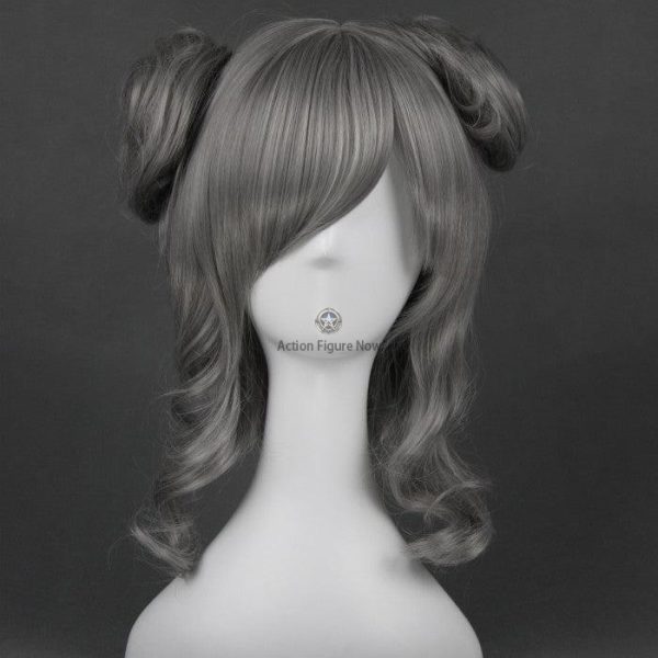 Purple Vocaloid Yowane Haku Cosplay Wig with Dual Ponytails and Bangs