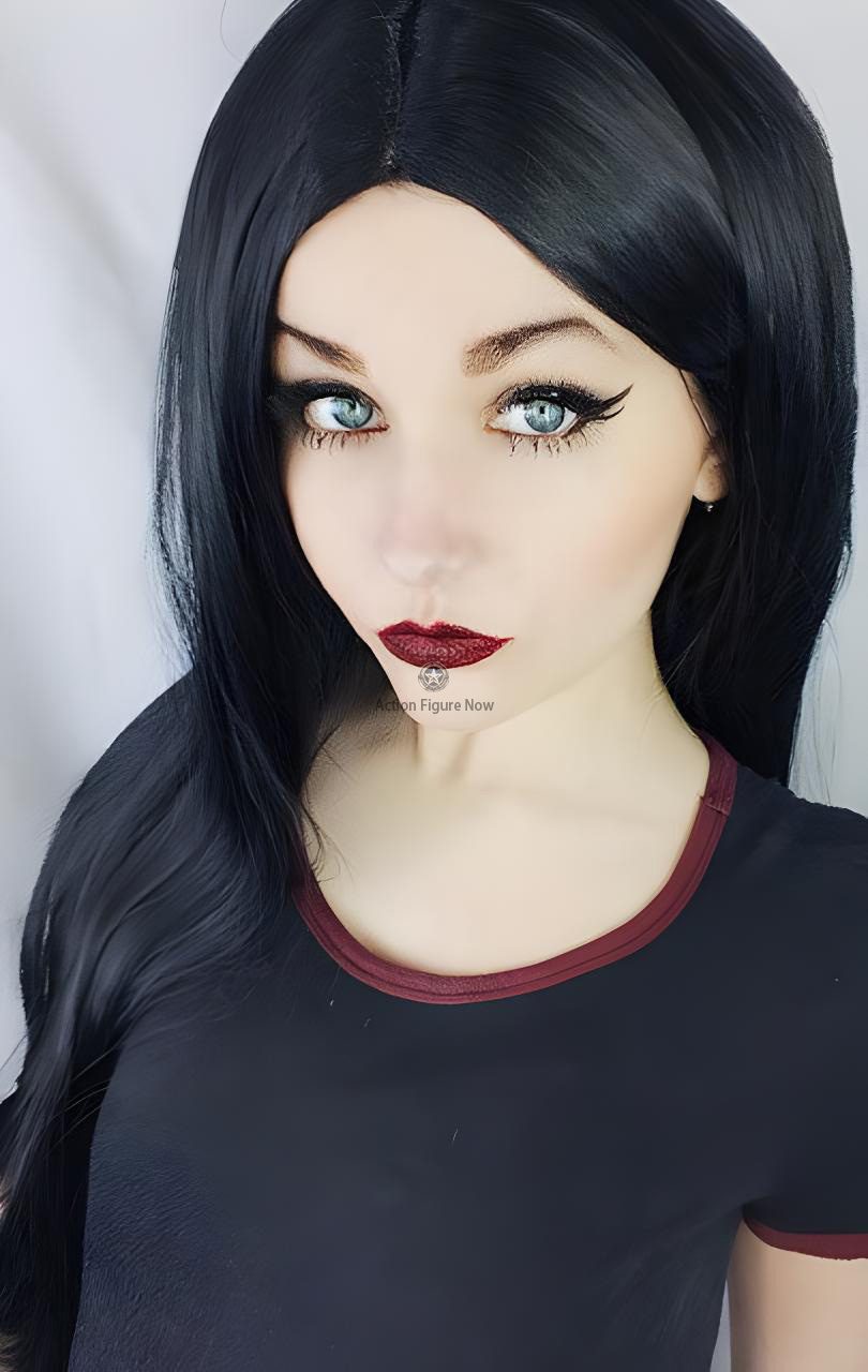 Medium Black Cosplay Wig