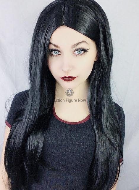 Medium Black Cosplay Wig Medium Black Cosplay Wig