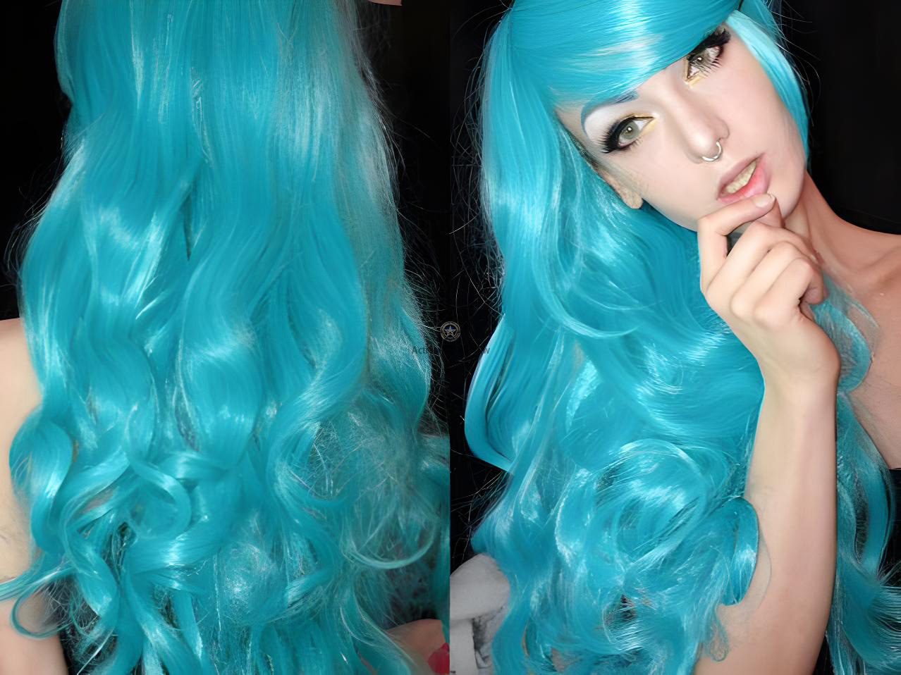 Sailormoon Kaiou Michiru Cosplay Wig - CS-031B